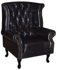 ΠΟΛΥΘΡΟΝΑ-ΜΠΕΡΖΕΡΑ T.CHESTERFIELD POLINA HM0053.01 PU ΣΚ.ΚΑΦΕ 83x75x107 εκ.