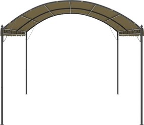 vidaXL Κιόσκι Taupe 4 x 3 x 2,6 μ. 180 γρ/μ²