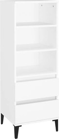 vidaXL Ντουλάπι Λευκό 40 x 36 x 110 εκ. από Επεξεργασμένο Ξύλο