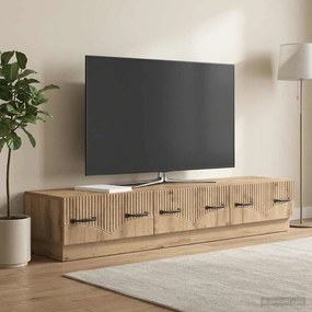 vidaXL Ντουλάπι TV 147 x 34,5 x 27 εκ Artisan Δρυς Επεξεργασμένο Ξύλο