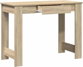vidaXL Γραφείο Sonoma Δρυς 100x45x75 εκ. από Επεξεργασμένο Ξύλο