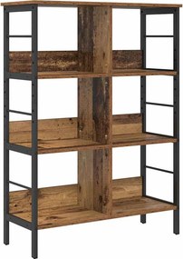 vidaXL Ράφι Βιβλίων 6 επιπέδων 82 x 32 x 112 εκ. Επεξεργασμένο Ξύλο
