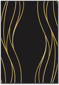 Χαλί Asr Crpt-70 288NGR1952 Black-Gold Conceptum Hypnose 80X140cm