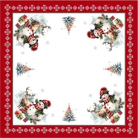 Χριστουγεννιάτικο Τραπεζομάντηλο 140X180CM Σχέδιο 08 17364