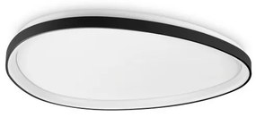 Πλαφονιέρα Φωτιστικό Οροφής LED 42W Μαύρο 2700Κ Gemini 341507 Ideal Lux 341507