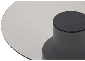 Τραπεζάκι Καφέ DKD Home Decor Κρυστάλλινο Ξύλο από Μάνγκο 80 x 80 x 40 cm