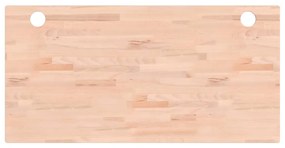 vidaXL Επιφάνεια Γραφείου 110x55x2,5 εκ. από Μασίφ Ξύλο Οξιάς