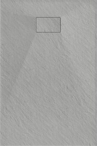Mexen Hugo ορθογώνιος δίσκος ντους SMC 100 x 80 cm, γκρι - 42618010