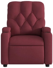vidaXL Πολυθρόνα Ανακλινόμενη Μπορντό Υφασμάτινη