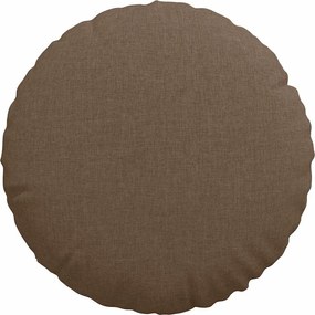 vidaXL Μαξιλάρια καθισμάτων 2 pcs Καφέ Ø40 x 13 εκ ύφασμα
