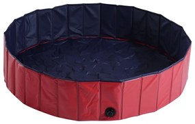 Αναδιπλούμενη Πισίνα για Κατοικίδια 140 x 30 cm PawHut D01-014RD D01-014RD