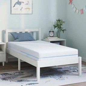 vidaXL Στρώμα Μέτρια σκληρό 80 x 160 cm Λευκό