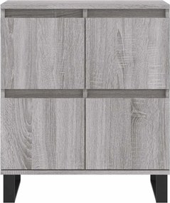 vidaXL Ντουλάπι Γκρι Sonoma 60x35x70 εκ. από Επεξεργασμένο Ξύλο