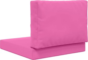 vidaXL Μαξιλάρι Καναπέ Εξωτερικού Χώρου 2 pcs Ροζ Πολυεστέρας