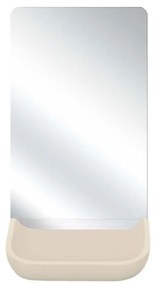 Καθρέπτης Για Μακιγιάζ Tray 12x17,3cm Sandbeige Kleine Wolke Γυαλί,Polyresin