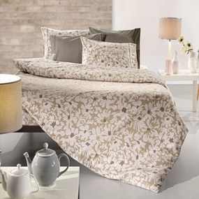 Σεντόνια Martin Flannel (Σετ 3τμχ) Almond Guy Laroche Μονό 170x265cm 100% Cotton Flannel