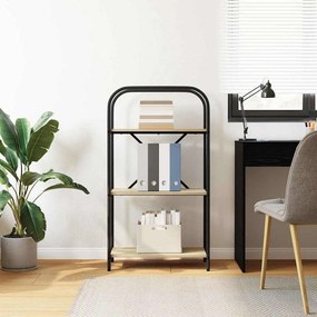vidaXL Ράφι Βιβλίων Δρύς Sonoma 60 x 30 x 109 εκ Επεξεργασμένο ξύλο