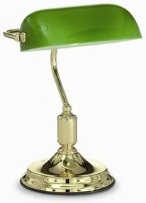 Πορτατίφ-επιτραπέζιο φωτιστικό LAWYER TL1 Ideal Lux-13657-Χρυσό 013657