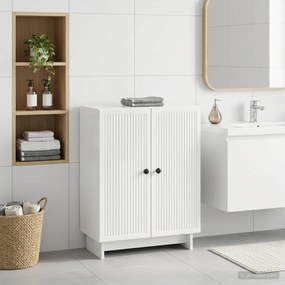 vidaXL Ντουλάπι Αποθήκευσης Μπάνιου EDE Γυαλιστερό Λευκό