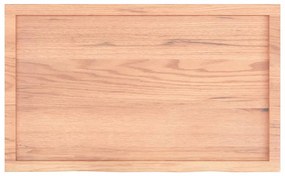 vidaXL Πάγκος Μπάνιου Αν. Καφέ 100x60x(2-6) εκ. Επεξεργ. Μασίφ Ξύλο