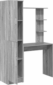 vidaXL Γραφείο 2 pcs Γκρίζο Σονομα