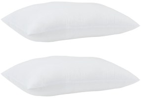vidaXL Μαξιλάρια 2 pcs Λευκό 50 x 70 cm 85gsm 100% πολυεστέρας