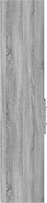 vidaXL Ντουλάπι Γκρι Sonoma 30x42,5x185 εκ. από Επεξεργασμένο Ξύλο