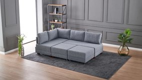 Corner Sofa-Bed Fly Corner Sofa Bed Left - Grey Grey