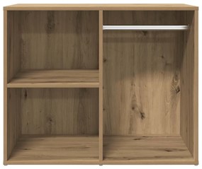 vidaXL Ντουλάπι ντύσιμο Artisan δρυς 80x40x65 cm Κατασκευασμένο ξύλο
