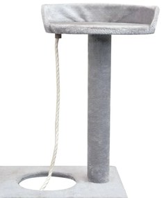 Γατόδεντρο Γκρι 150 εκ. με Στύλους Ξυσίματος από Σιζάλ - Γκρι