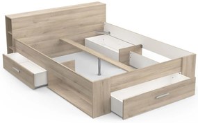 Κρεβάτι Robin-Δρυς-160 x 200