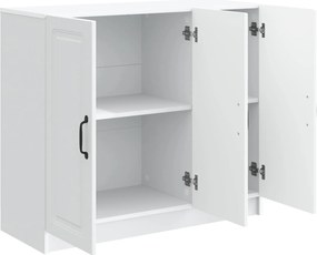 vidaXL Πλαϊνό γραφείο Λευκό 89 x 34,5 x 77 εκ. Επεξεργασμένο Ξύλο
