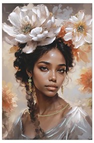 Πίνακας σε καμβά Lilibet 3D Inart 60x2.5x90εκ