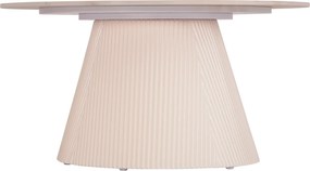 ΤΡΑΠΕΖΙ ΣΑΛΟΝΙΟΥ DUNCAN HM18022.02 ΚΕΡΑΜΙΚΟ TOP-MDF ΒΑΣΗ-ΚΡΕΜ ΛΕΥΚΟ Φ80x41Υεκ.