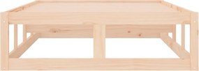 vidaXL Πλαίσιο Κρεβατιού 75 x 190 εκ. από Μασίφ Ξύλο Small Single