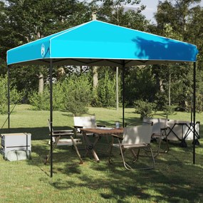 vidaXL Σκηνή Σκίασης Μπλε 250 x 250 x 227 / 236 / 245 εκ. Ύφασμα Oxford