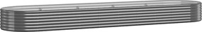 vidaXL Ζαρντινιέρα Ανθρακί 396x100x36εκ Γαλβανισμένος χάλυβας