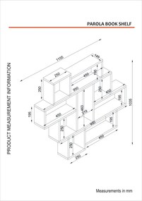 Ράφι Τοίχου Τραβερτίνη LEMA 115.5x15x103.5