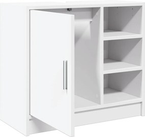 vidaXL Ντουλάπι Νιπτήρα Λευκό 63x29x55 εκ. Επεξ. Ξύλο