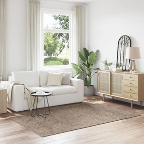 vidaXL Χαλιά Shaggy με Λάτεξ Καφέ 160x230 εκ.