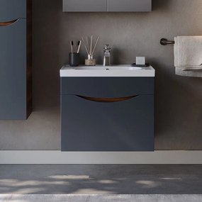 Πάγκος SMILE Ανθρακί / Barok MDF 18mm Λάκα 65 S3BSMI065ABM 65x45.5x54.5cm S3BSMI065ABM