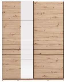 Ντουλάπα Συρόμενη VEYMONT 150 OG με Καθρέπτη Artisan oak 146x61x218εκ. 146x61x218 εκ.