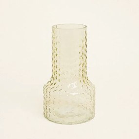 Beauty Home Βάζο Ανάγλυφο 13.8 x 24 cm  Πράσινο