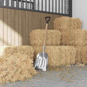 vidaXL Φτυάρι Ασημί 29 x 122 εκ Αλουμίνιο