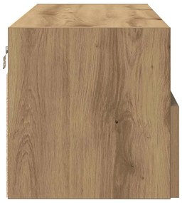 vidaXL Ντουλάπι Τηλεόρασης Τοίχου artisan δρυς 100 x 30 x 30 cm