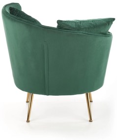 ALMOND leisure chair color: dark green