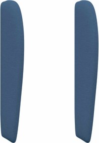 vidaXL Αυτί Κεφαλής Μπλε 80 x 23 x 6 εκ. ύφασμα