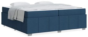 vidaXL Σκελετός Κρεβατιού Άλλο Μπλε 200 x 200 cm ύφασμα