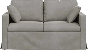 vidaXL Καναπές Ανοιχτό γκρι