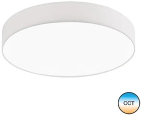 Πλαφονιέρα Φωτιστικό Οροφής LED Ύφασμα PINA Η13 Φ50 Fischer Honsel-820035-Λευκό 820035